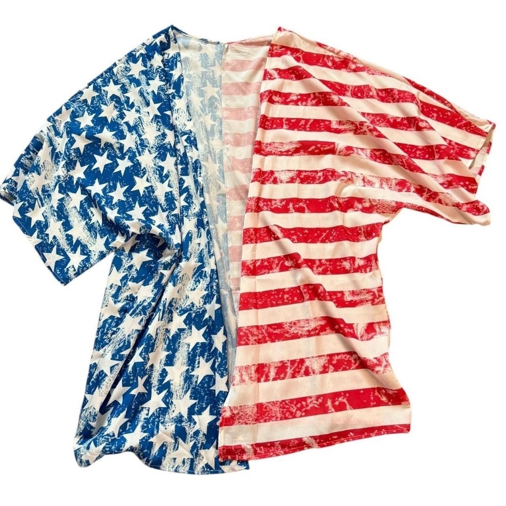 Patriotic Stars and Stripes Kids Shirt